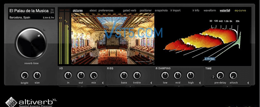 Audioease Altiverb 7 XL v7.2.8 [WIN]-AudioUTOPiA-VST5-娱乐音频资源分享平台