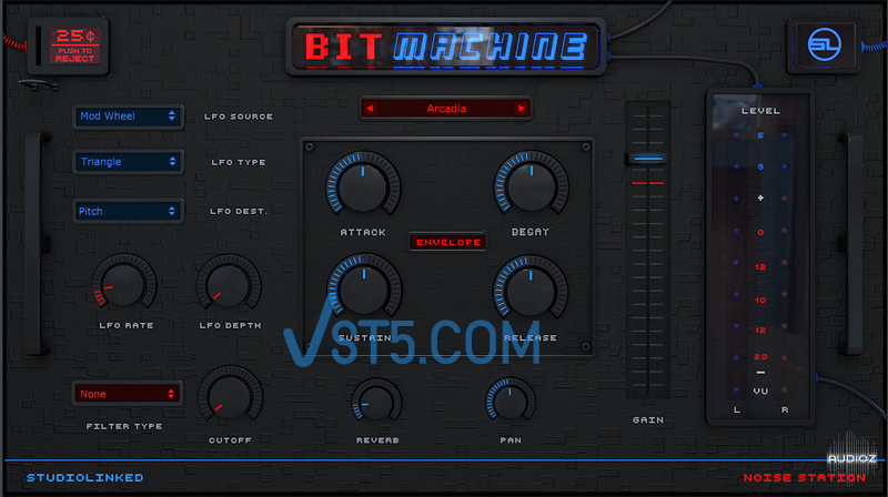 StudioLinked Bit Machine [WiN] RETAiL-SYNTHiC4TE 模拟各种经典游戏音效的虚拟乐器插件-VST5-娱乐音频资源分享平台