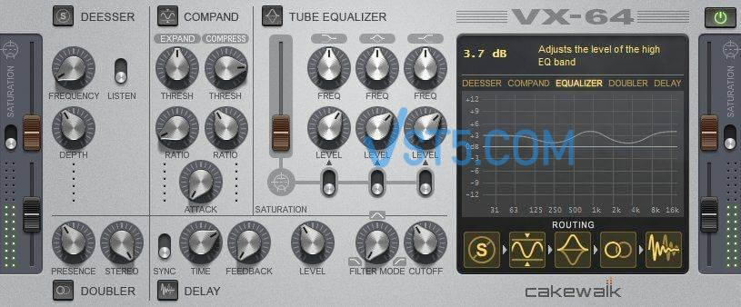 Cakewalk Vx 64 Vocal Strip VST v1.0.0-PEACE-OUT 人声专用效果器-VST5-娱乐音频资源分享平台