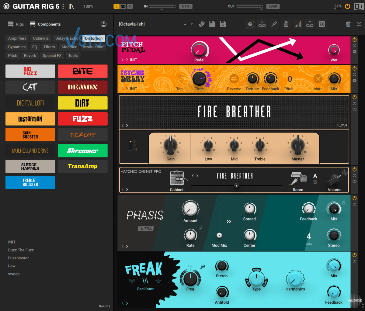 Native Instruments Guitar Rig 6 Pro v6.0.3 CE-V.R 吉他效果器套件-VST5-娱乐音频资源分享平台