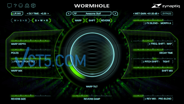 Zynaptiq WORMHOLE v1.0.2-R2R 人声特效插件-VST5-娱乐音频资源分享平台