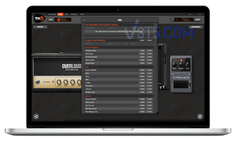 Overloud TH-U Full v1.2.1 CE-V.R Rev3 吉他效果器套件-VST5-娱乐音频资源分享平台