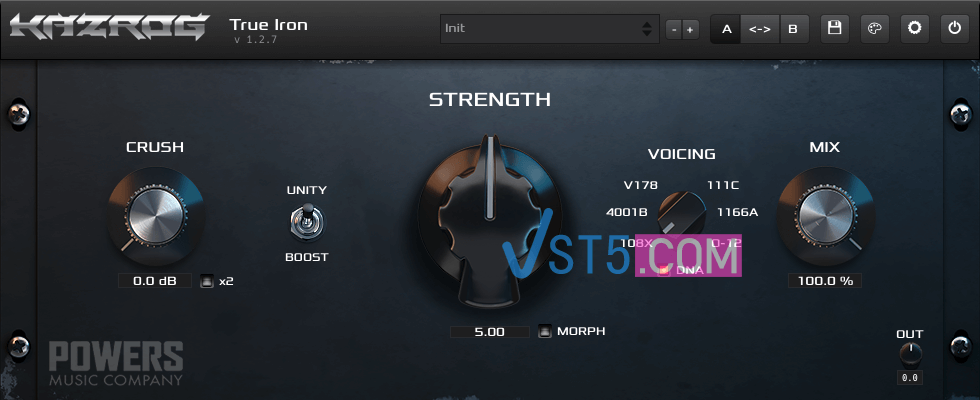 Kazrog – True Iron v1.3.2-VST5-娱乐音频资源分享平台
