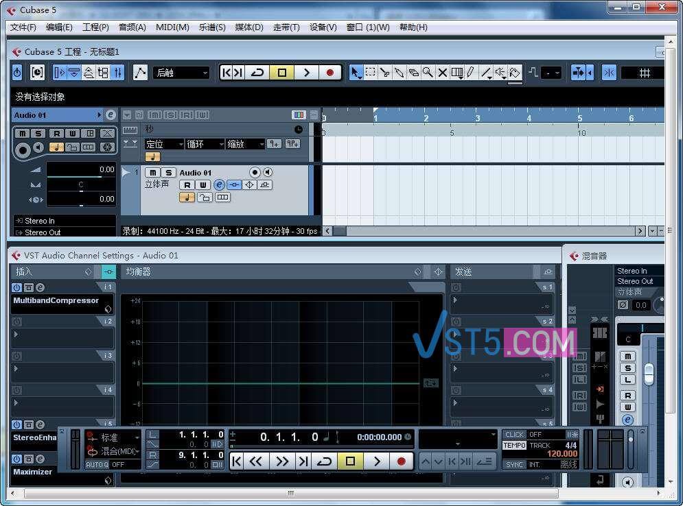 Cubase v5.1.0.105快捷安装中文破解版-VST5-娱乐音频资源分享平台