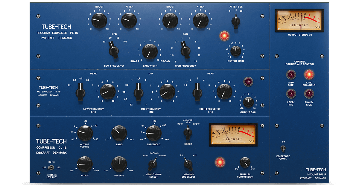 Softube Tube-Tech Classic Channel Mk II v2.5.9-R2R 非常适合人声的三合一通道条-VST5-娱乐音频资源分享平台