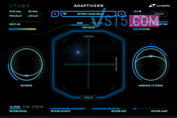 Zynaptiq ADAPTIVERB v1.2.1-R2R 无反射混响插件-VST5-娱乐音频资源分享平台