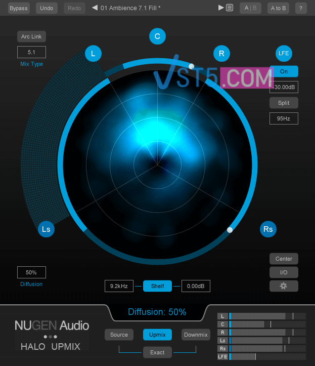 NUGEN Audio Halo Upmix v1.5.1.0-R2R 3D立体声扩展增强-VST5-娱乐音频资源分享平台