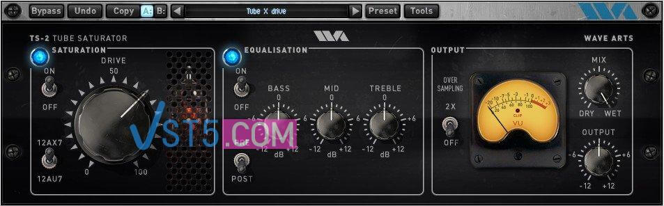 Wave Arts Tube Saturator 2 v2.1.3-R2R  电子管前置放大器-VST5-娱乐音频资源分享平台