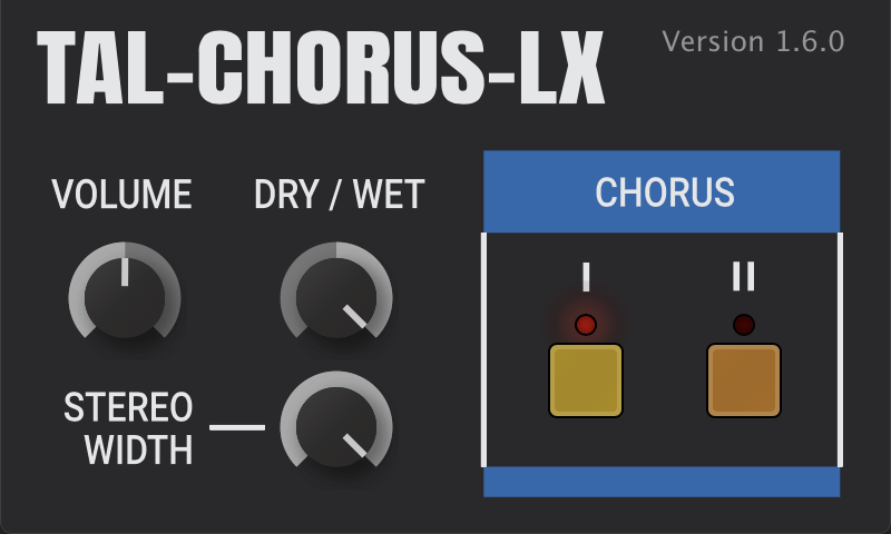 Togu Audio Line TAL-Chorus-LX v1.6.0 x64[FREE]-VST5-娱乐音频资源分享平台