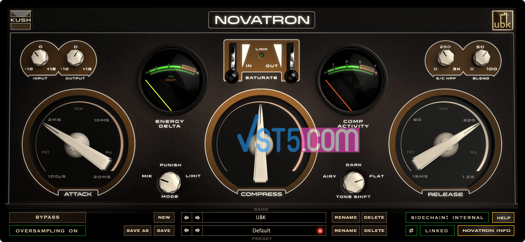 Kush Audio Novatron v1.1.0-RET 模拟压缩器-VST5-娱乐音频资源分享平台
