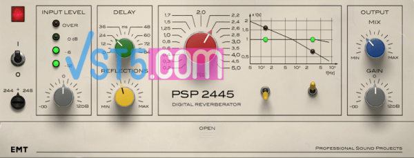 PSPaudioware PSP 2445 EMT v1.3.8-R2R  模拟早期数字时代算法混响器-VST5-娱乐音频资源分享平台