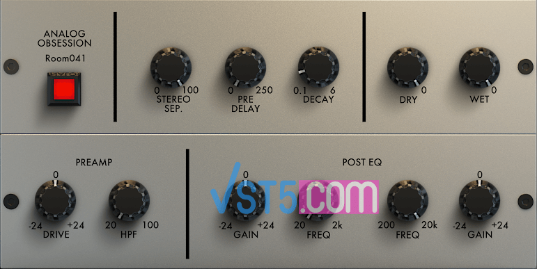 Analog Obsession Room041 v1.1 [FREE] 这家伙的第一个混响-VST5-娱乐音频资源分享平台