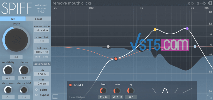 Oeksound Spiff 1.3.0-R2R  瞬态控制器-VST5-娱乐音频资源分享平台