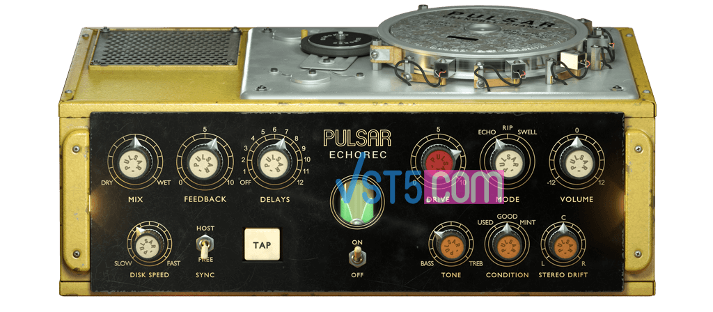 Pulsar Audio Echorec v1.3.1-RET  延迟/回声仿真效果器-VST5-娱乐音频资源分享平台