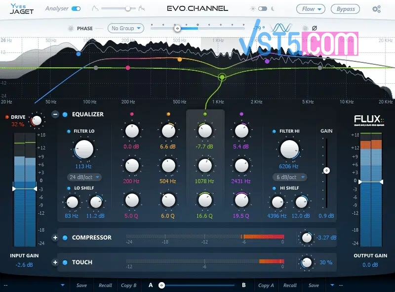 Flux Evo Channel v20.12.0.49880-R2R   通道条插件-VST5-娱乐音频资源分享平台