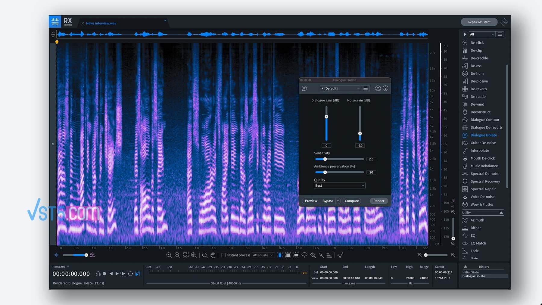 iZotope RX 9 Audio Editor Advanced v9.0.1-R2R-VST5-娱乐音频资源分享平台