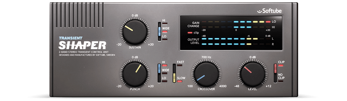 Softube Transient Shaper v2.5.10-R2R  瞬态控制器-VST5-娱乐音频资源分享平台