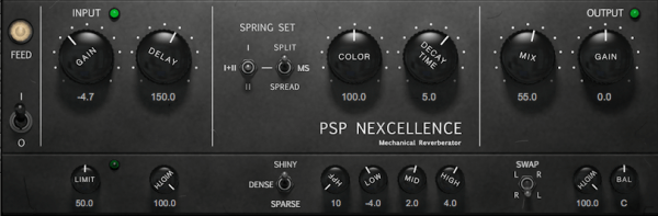 PSPaudioware PSP Nexcellence v1.0.2-R2R  弹簧混响插件-VST5-娱乐音频资源分享平台