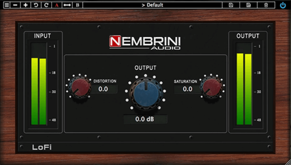 Nembrini Audio LoFi v1.2.0-R2R  复古失真和饱和度插件-VST5-娱乐音频资源分享平台