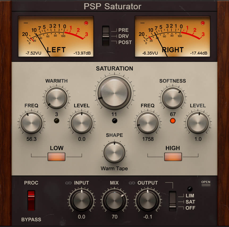 PSPaudioware PSP Saturator v1.1.1-R2R-VST5-娱乐音频资源分享平台