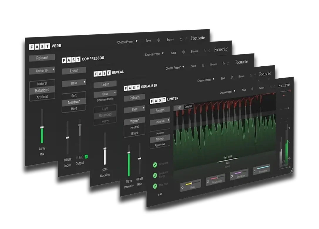 Focusrite FAST bundle v1.2.0 CE-V.R-VST5-娱乐音频资源分享平台