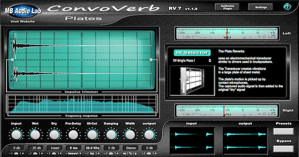 MB Audio Lab ConvoVerb RV7 Reverb Bundle v1.1.0 Regged [MOCHA]-VST5-娱乐音频资源分享平台